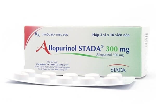Alloputinol giảm tổng hợp acid uric