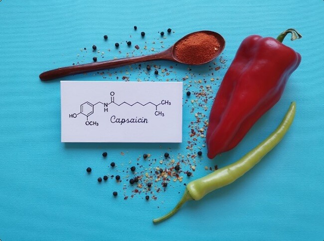 Capsaicin có trong quả ớt