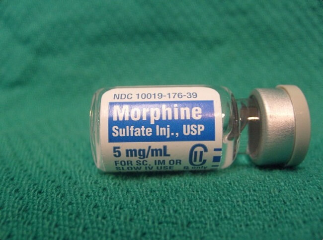 Chống chỉ định của morphin