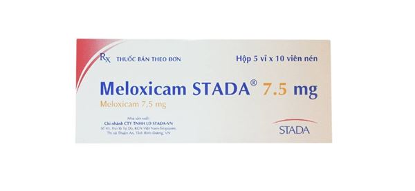 Thuốc chống viêm Meloxicam trong điều trị lồi đĩa đệm cột sống cổ