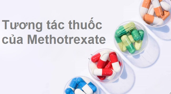 Tương tác thuốc của methotrexate