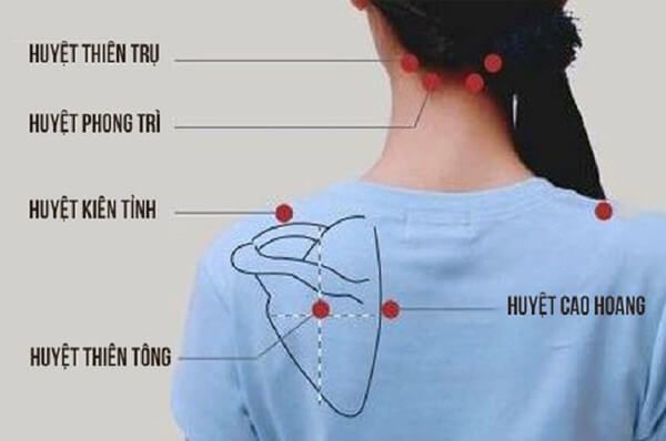 Cách bấm huyệt chữa đau lưng