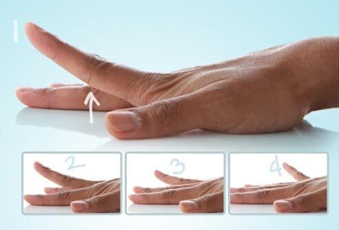 Cách thực hiện động tác ngón tay nâng